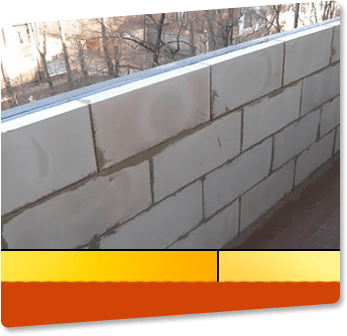 Кладка пеноблоками